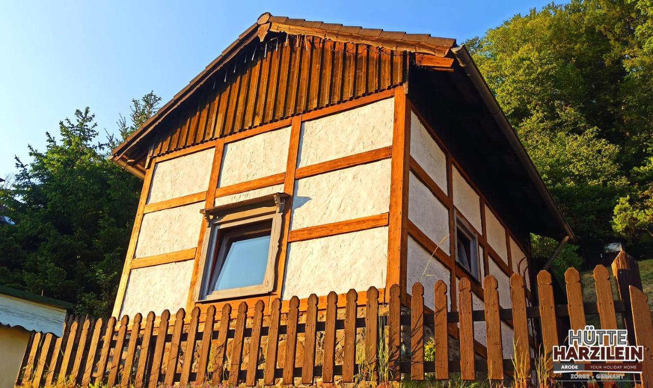Arode Huette Harzilein - Romantic Tiny House On The Edge Of The Forest Zorge Exteriér fotografie