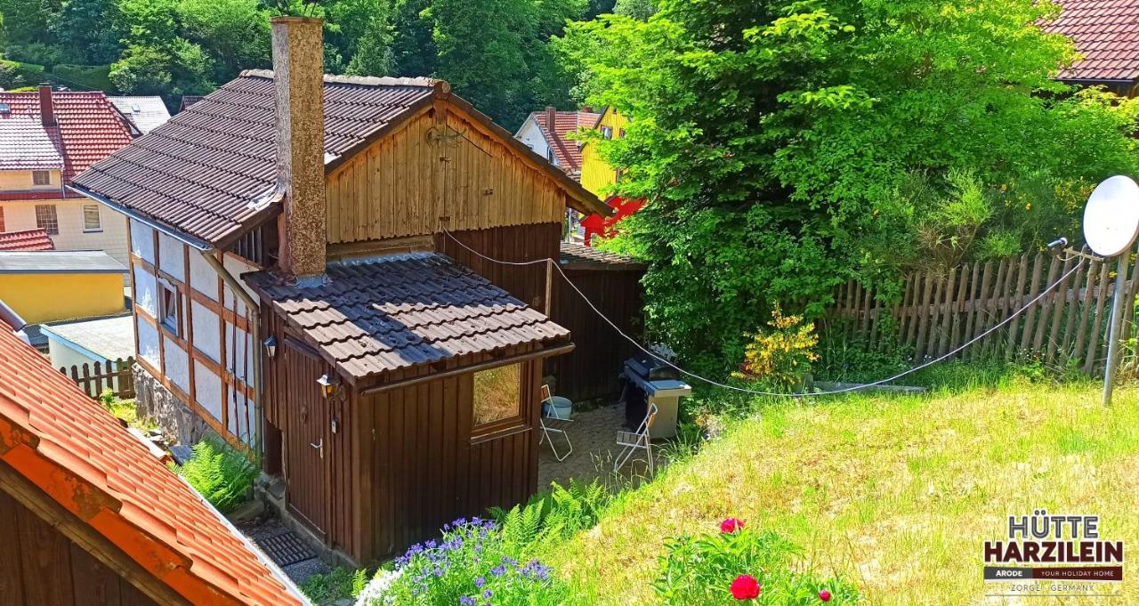Arode Huette Harzilein - Romantic Tiny House On The Edge Of The Forest Zorge Exteriér fotografie