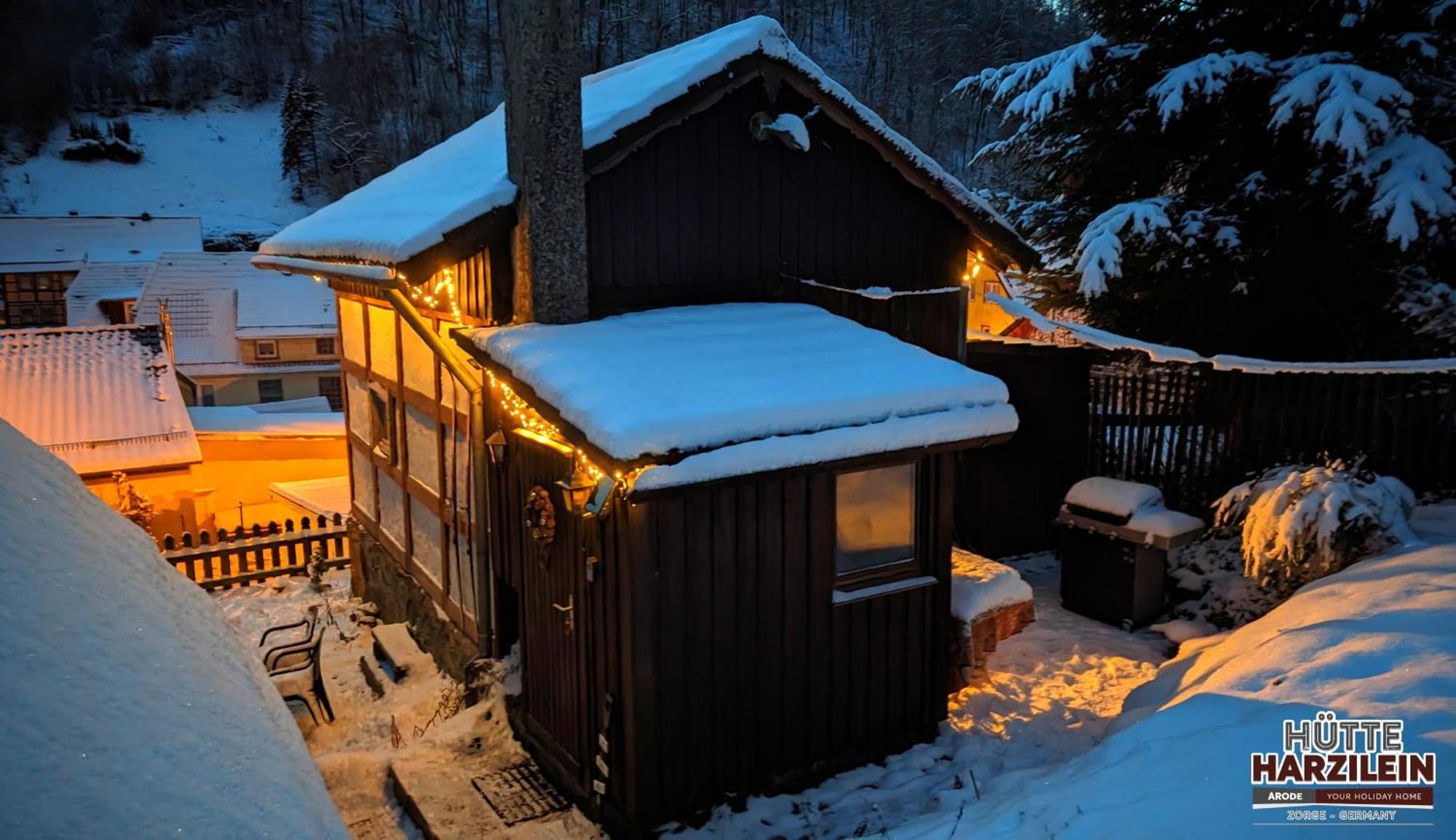 Arode Huette Harzilein - Romantic Tiny House On The Edge Of The Forest Zorge Exteriér fotografie