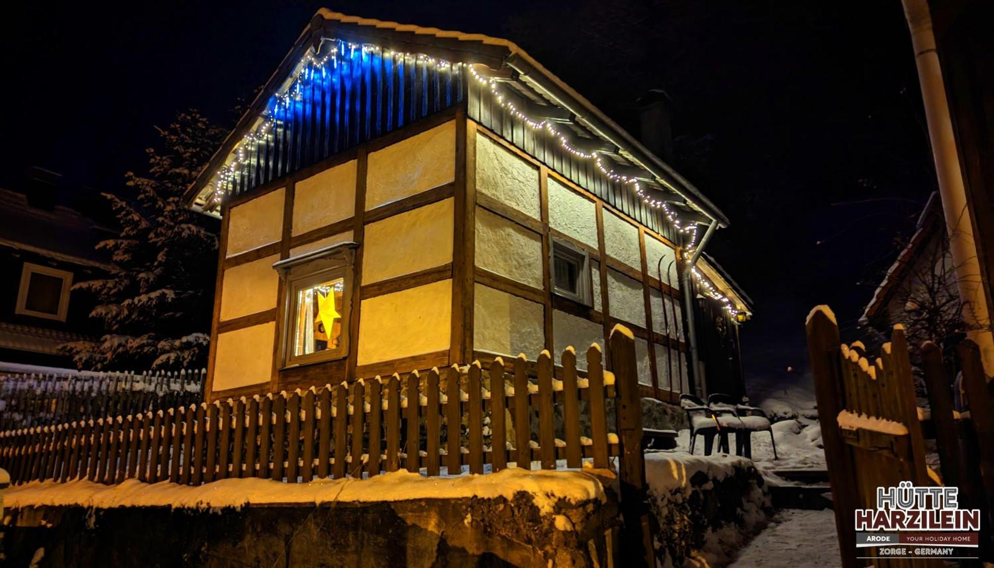 Arode Huette Harzilein - Romantic Tiny House On The Edge Of The Forest Zorge Exteriér fotografie