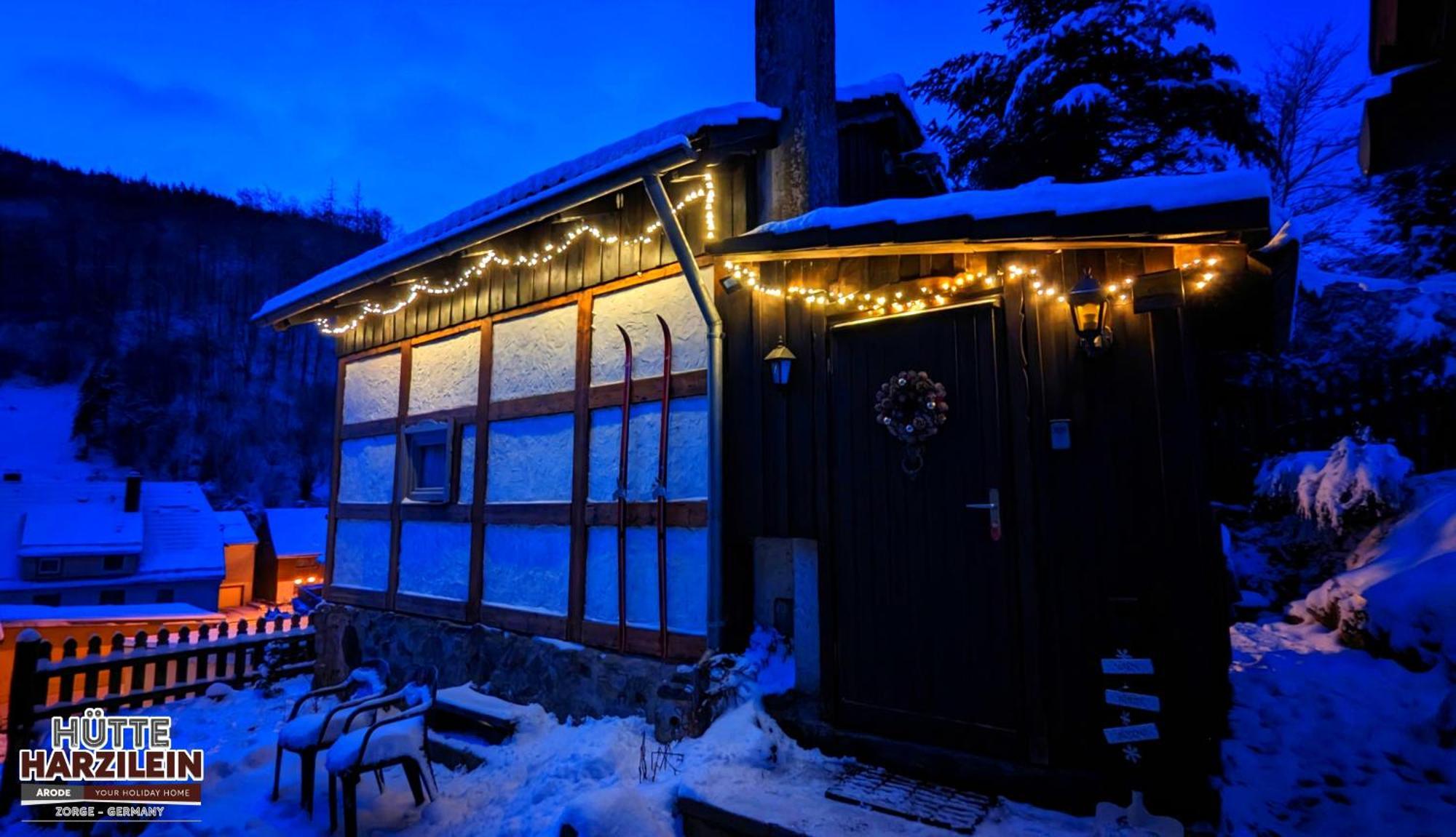 Arode Huette Harzilein - Romantic Tiny House On The Edge Of The Forest Zorge Exteriér fotografie
